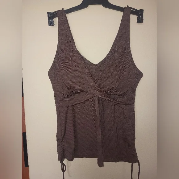 Brown two piece bathing suit - Picture 2 of 9